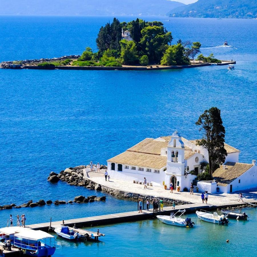 Spiros Corfu Apartment Kanali  Luaran gambar